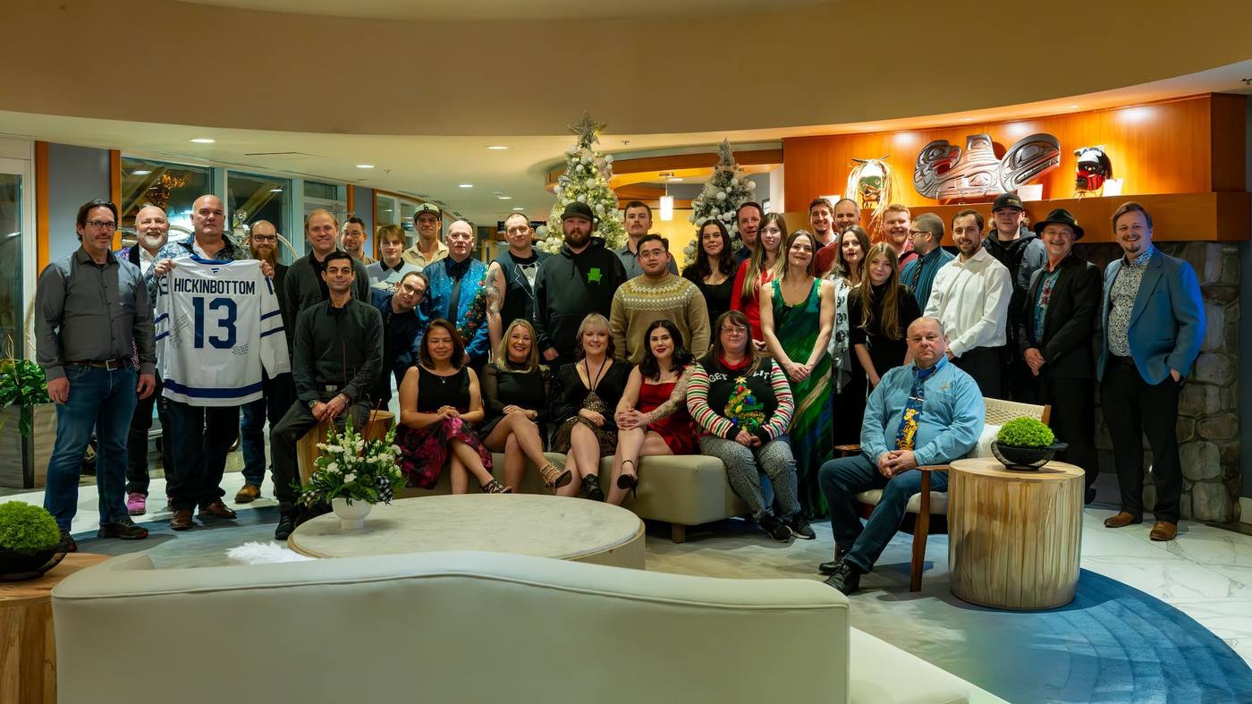 The Wishbone and Wellington teams together